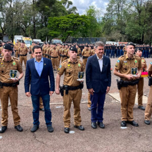 Dia Histórico: Pacheco participa da formação da 1ª turma de Sargentos da ESFAEP em Cascavel